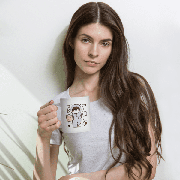 100% Chance of Wearing Pajamas & Drinking Too Much Coffee Mug - Image 2