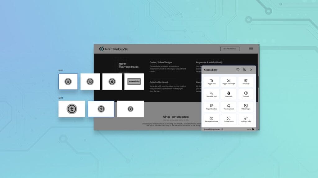 screenshot of Ally by Elementor