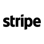 Stripe logo all black